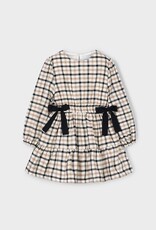 Mayoral FA25 G Plaid Dress