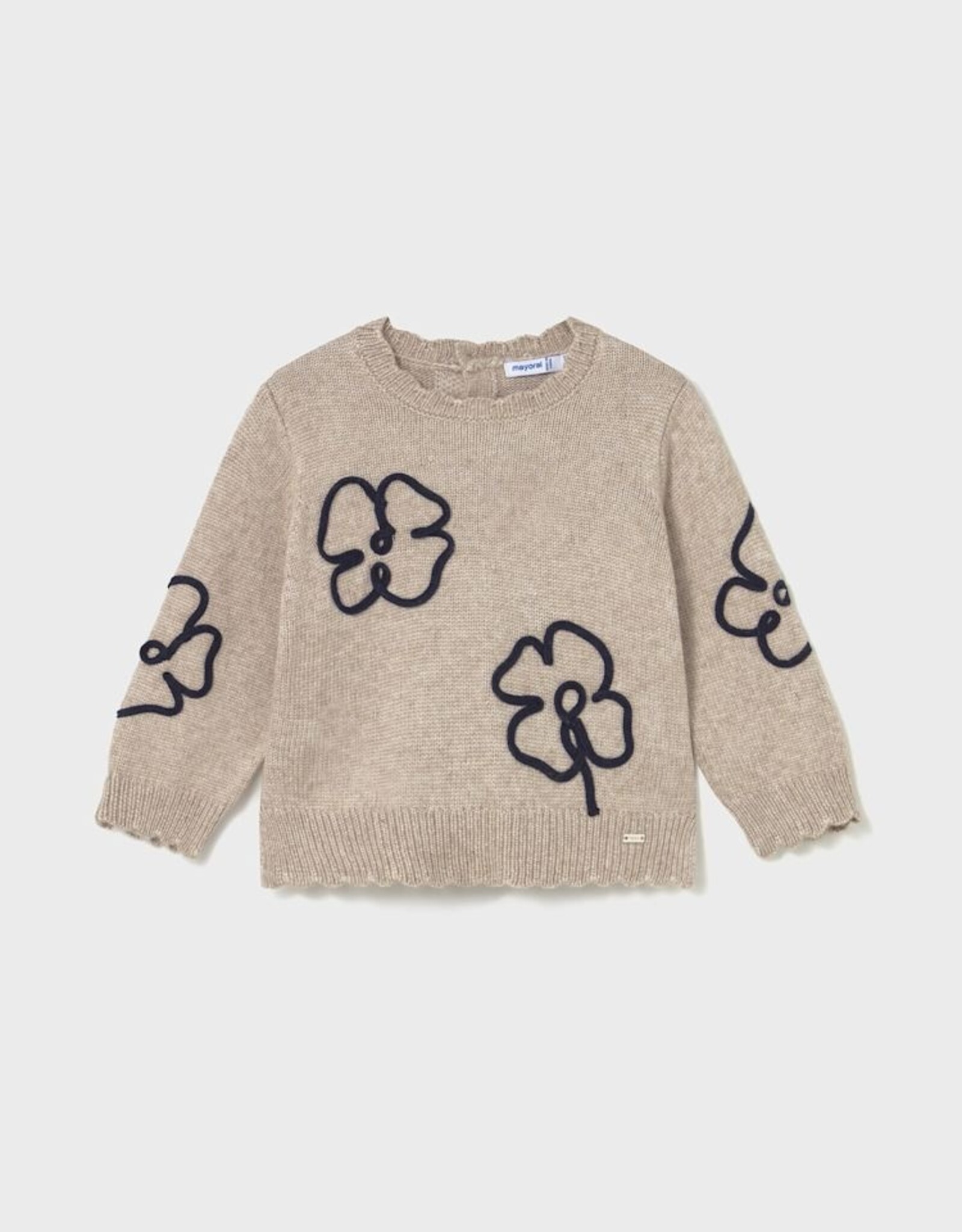 Mayoral FA25 BbyG Flower Outline Sweater