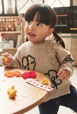 Mayoral FA25 BbyG Flower Outline Sweater Mayoral FA25 BbyG Flower Outline Sweater