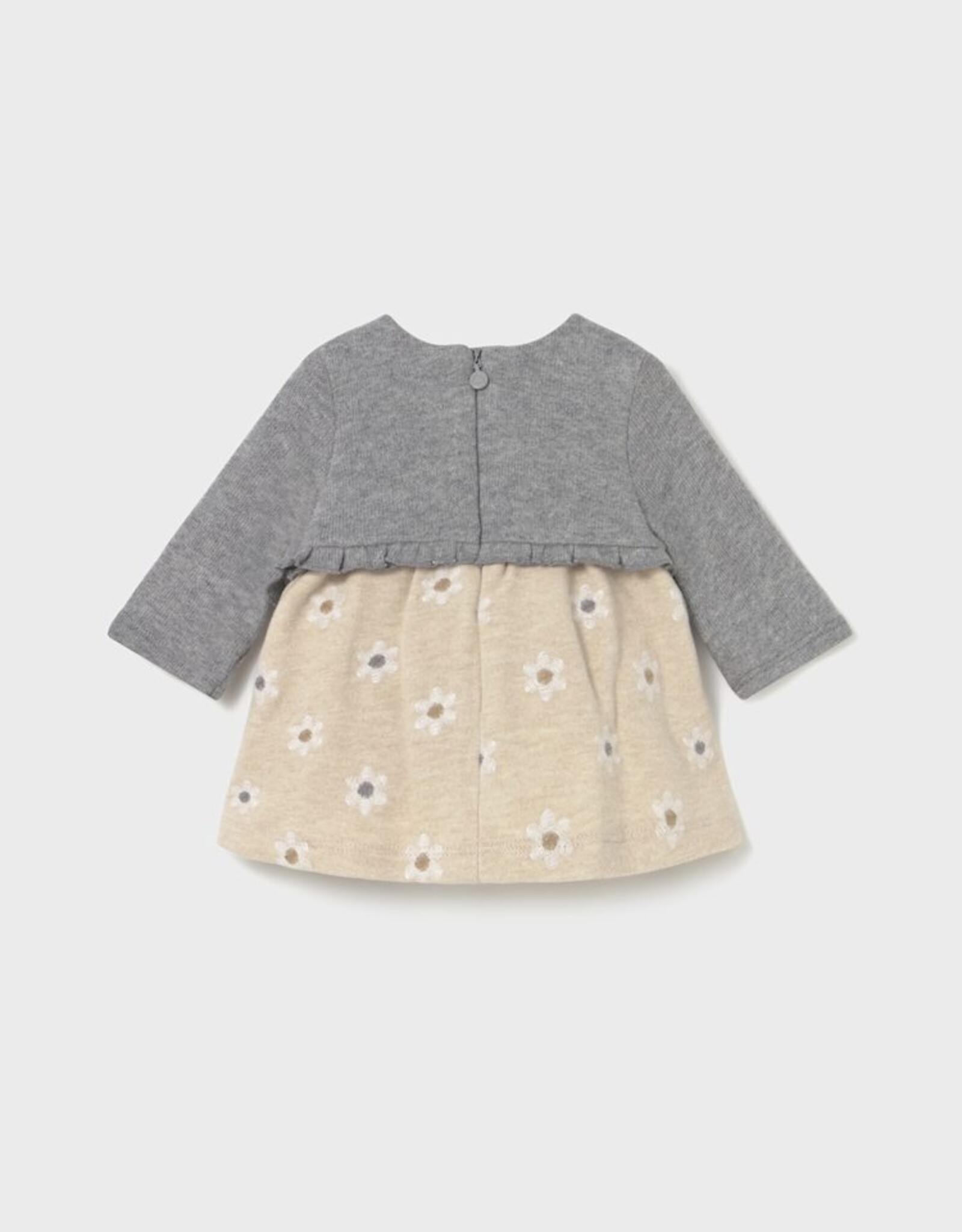 Mayoral FA25 Dress w/Faux Cardi