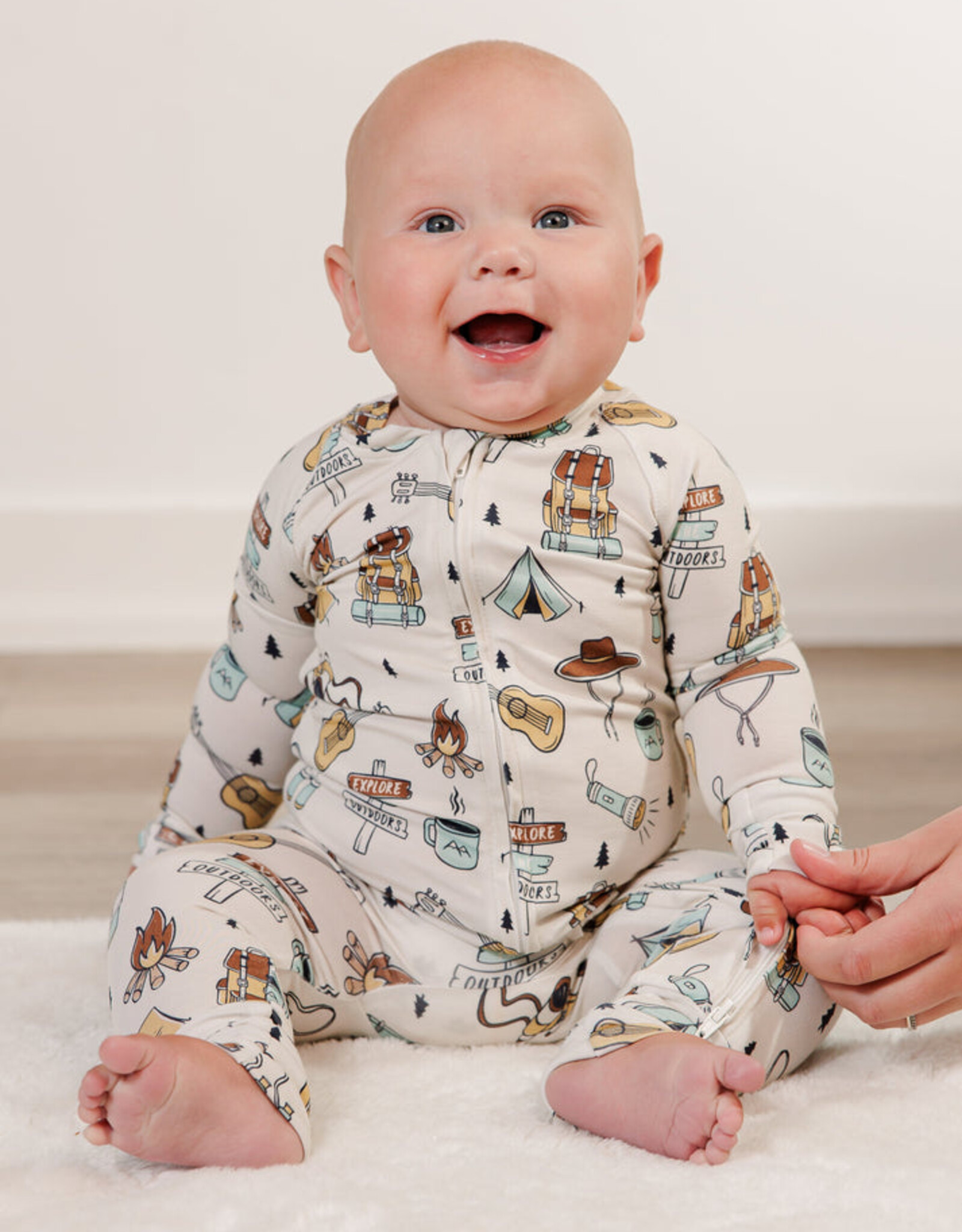 Moon Fruit FA25 Zip Sleepers - Assorted Print