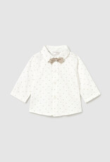 Mayoral FA25 BbyB Shirt w/BowTie Mayoral FA25 BbyB Shirt w/BowTie