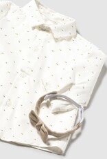 Mayoral FA25 BbyB Shirt w/BowTie Mayoral FA25 BbyB Shirt w/BowTie