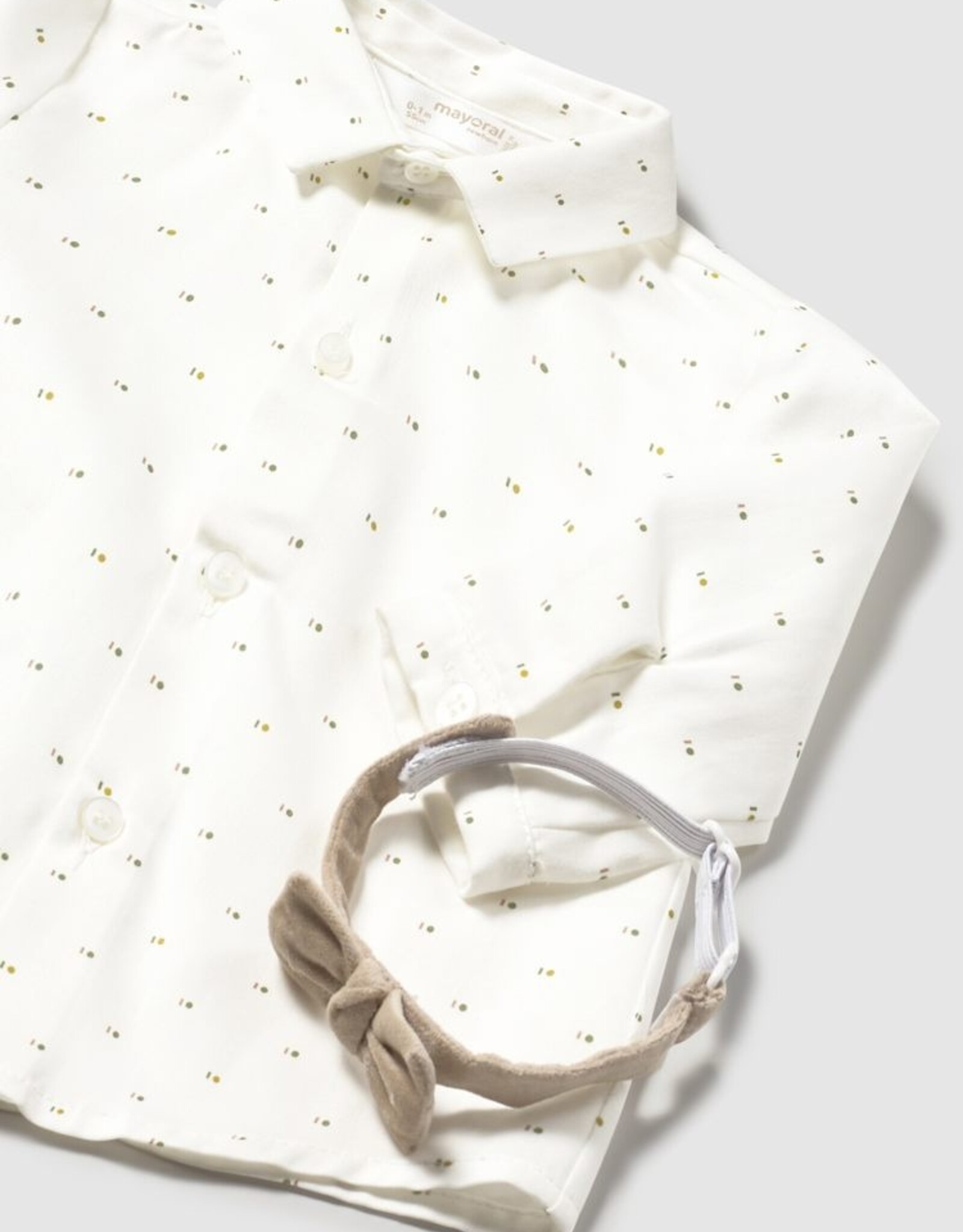 Mayoral FA25 BbyB Shirt w/BowTie