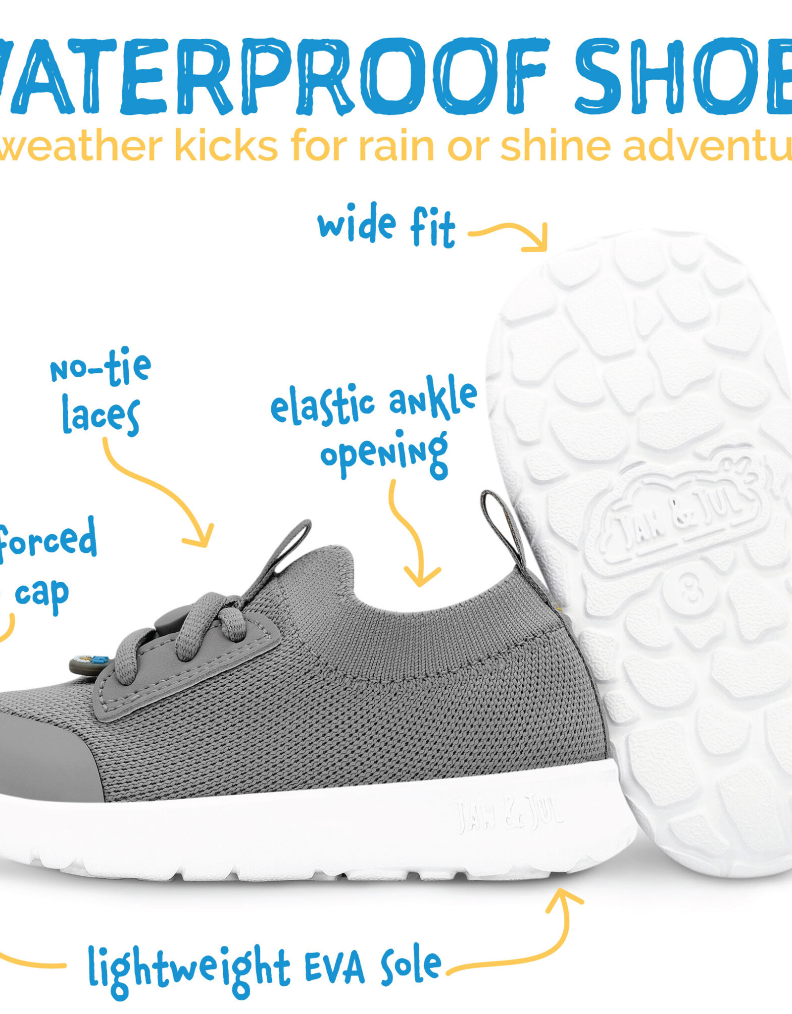 Jan & Jul FA25 Waterproof Sneaker