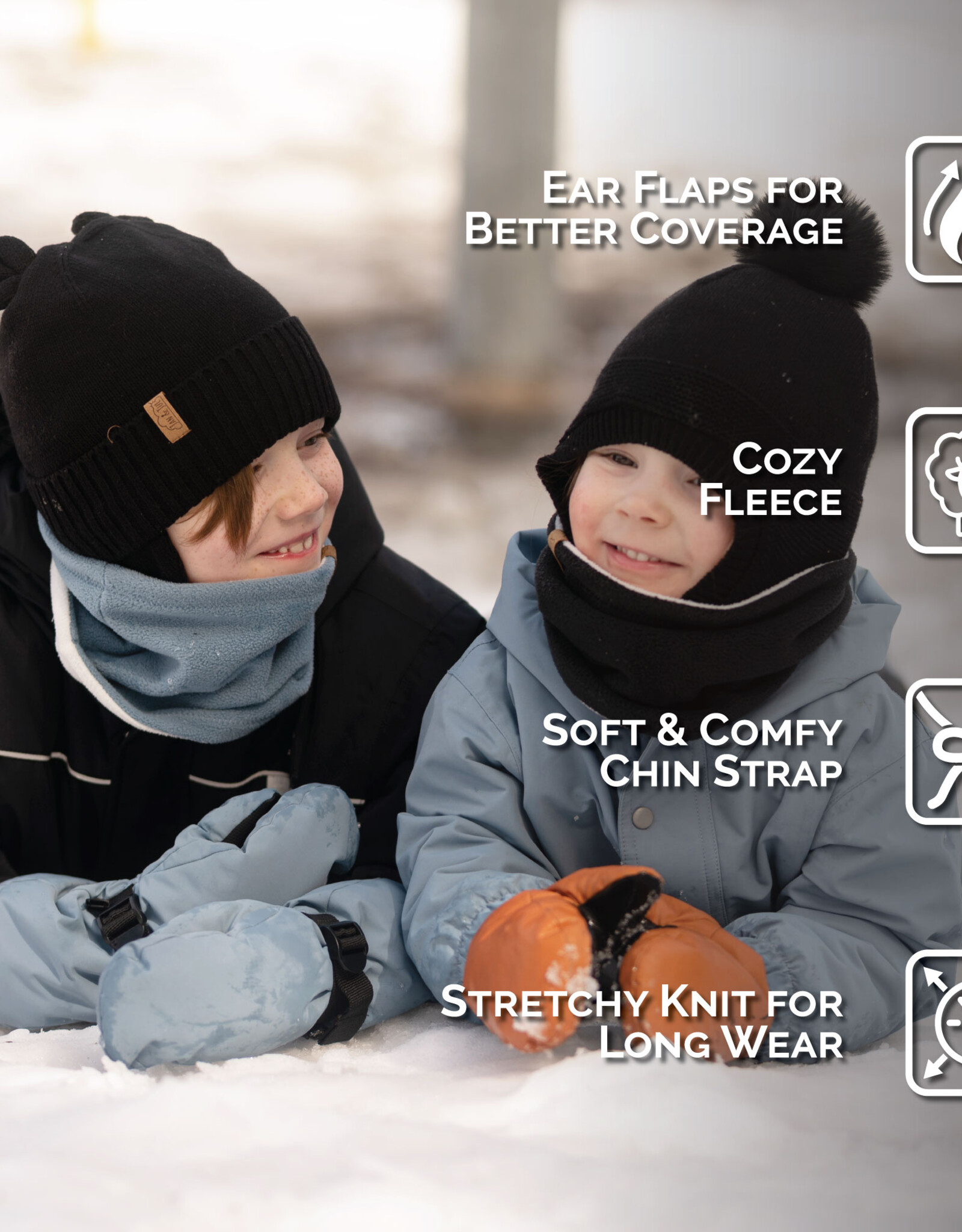 Jan & Jul FA25 Bear Knit Hat