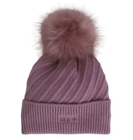 CaliKids FA25 Fur Pom Knit Hat