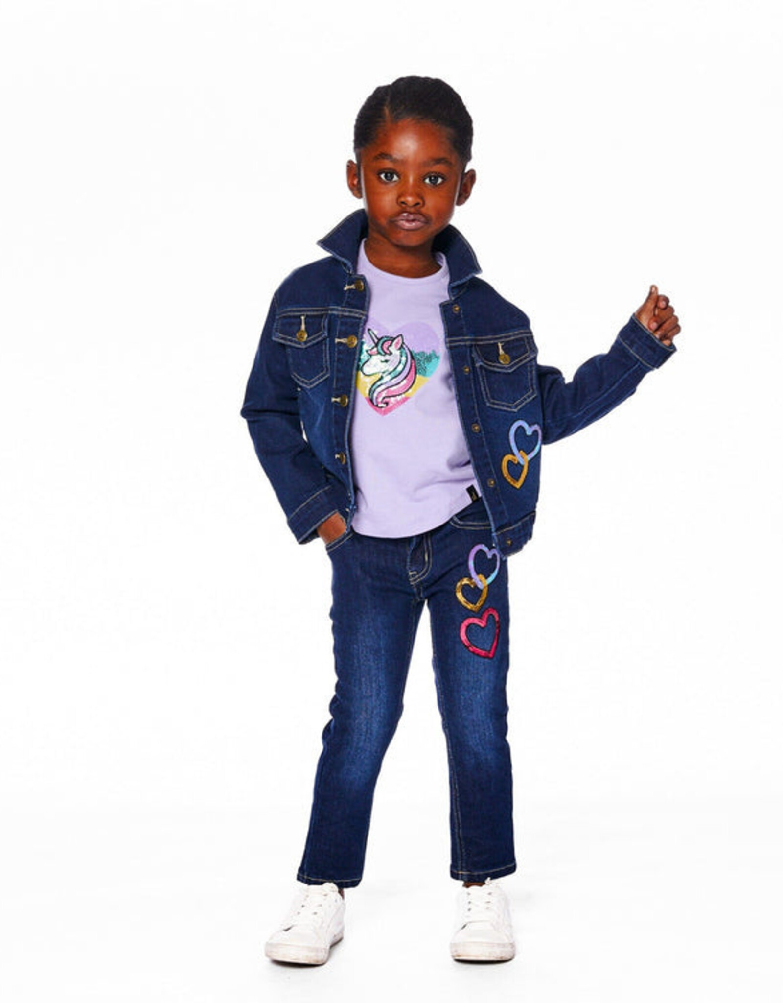 DeuxParDeux FA25 G Sequin Unicorn Top