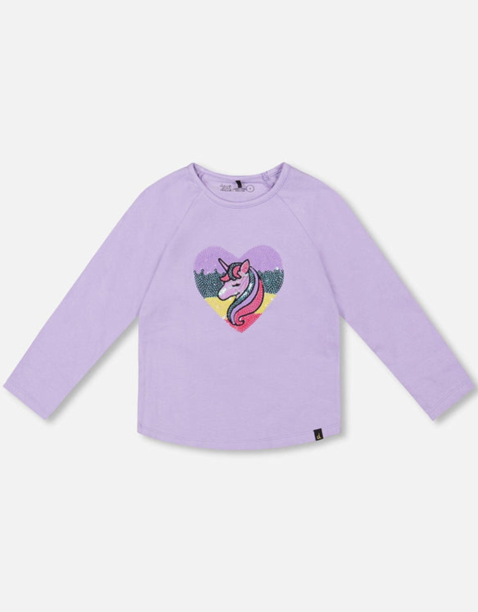DeuxParDeux FA25 G Sequin Unicorn Top
