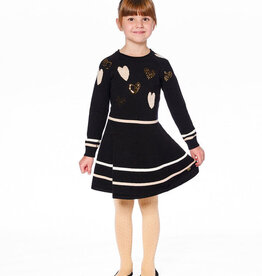 DeuxParDeux FA25 G Glitter Heart Dress