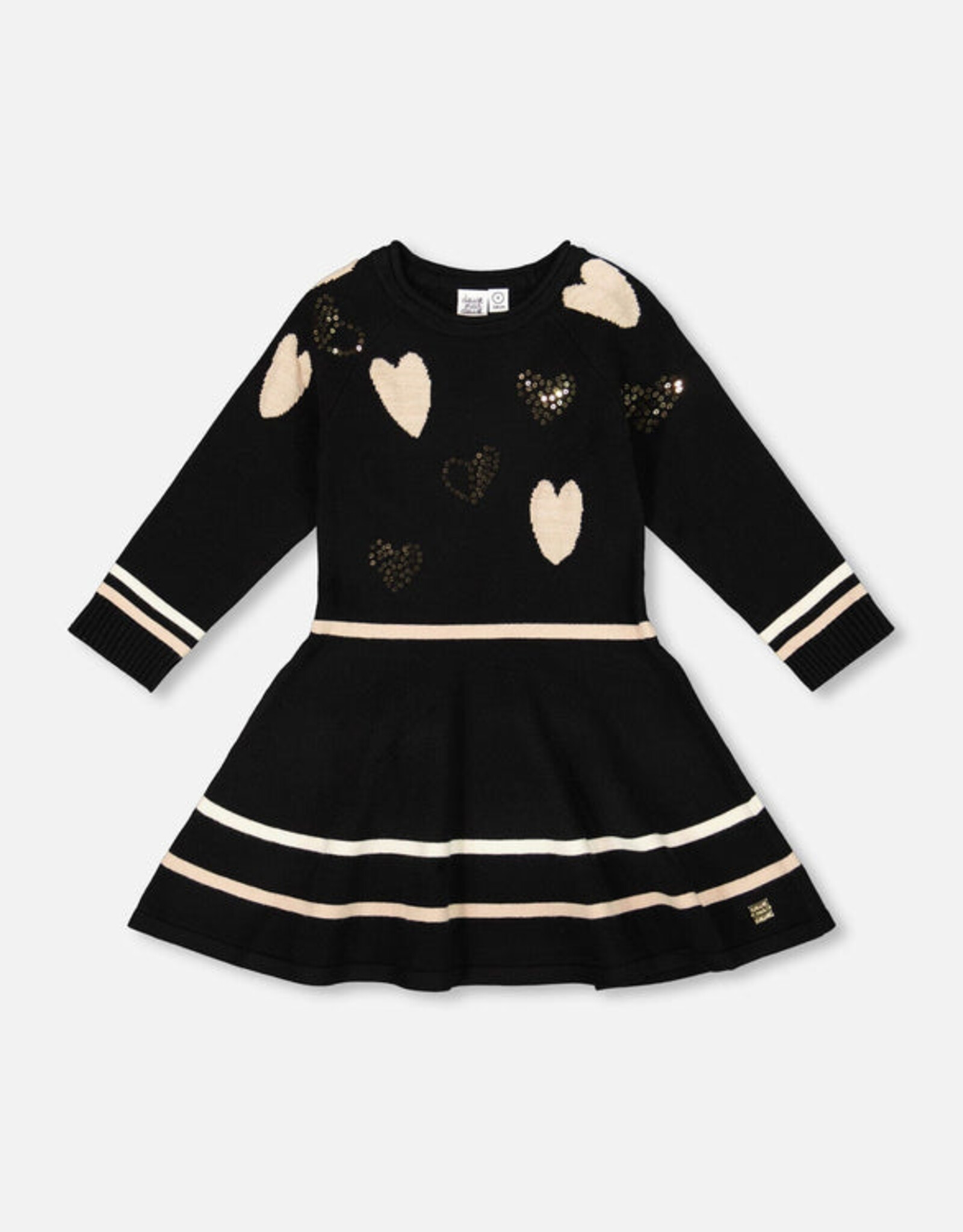 DeuxParDeux FA25 G Glitter Heart Dress