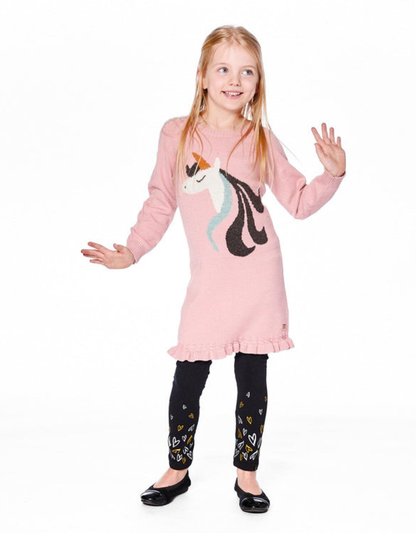 DeuxParDeux FA25 G Knit Unicorn Dress