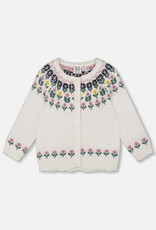 DeuxParDeux FA25 G Floral Knit Cardigan DeuxParDeux FA25 G Floral Knit Cardigan