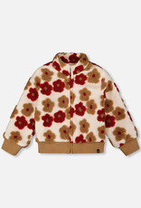 DeuxParDeux FA25 Floral Sherpa Jacket