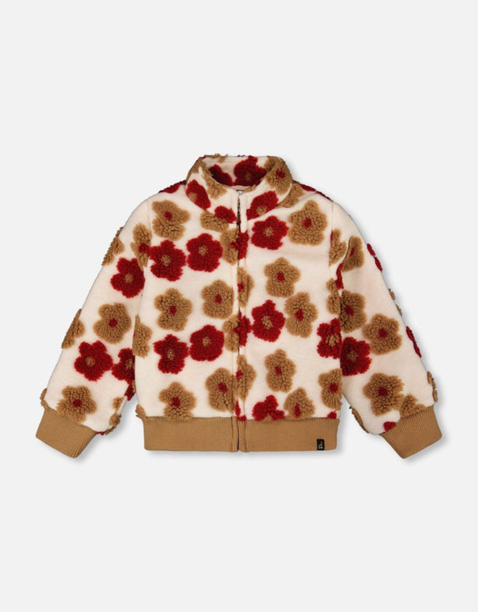 DeuxParDeux FA25 Floral Sherpa Jacket