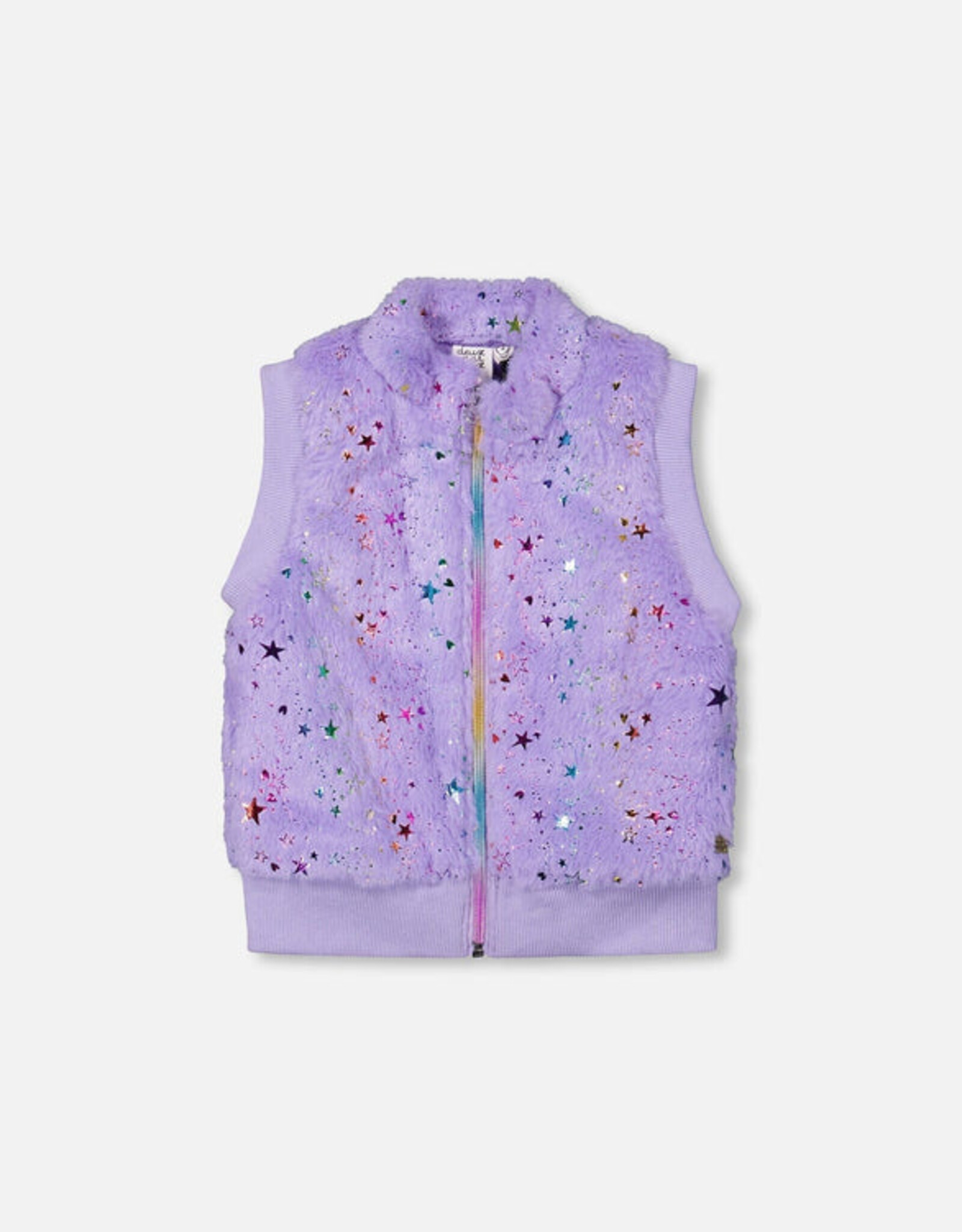 DeuxParDeux FA25 G Faux Fur Zip Vest