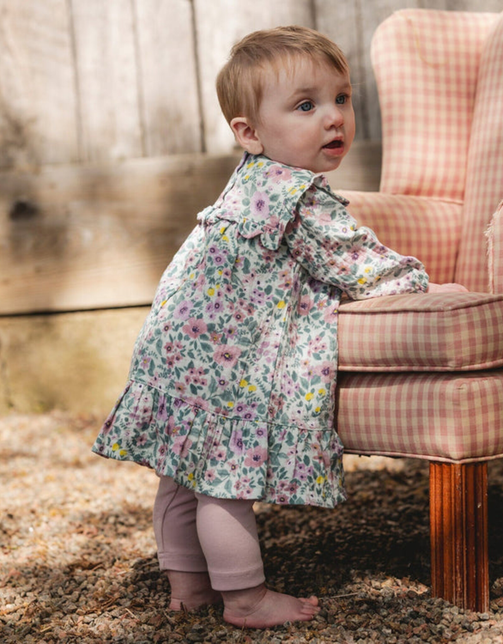 DeuxParDeux FA25 Floral Dress w/Leg