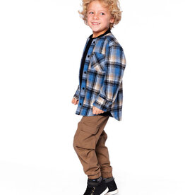 DeuxParDeux FA25 B Plaid Brushed Shirt
