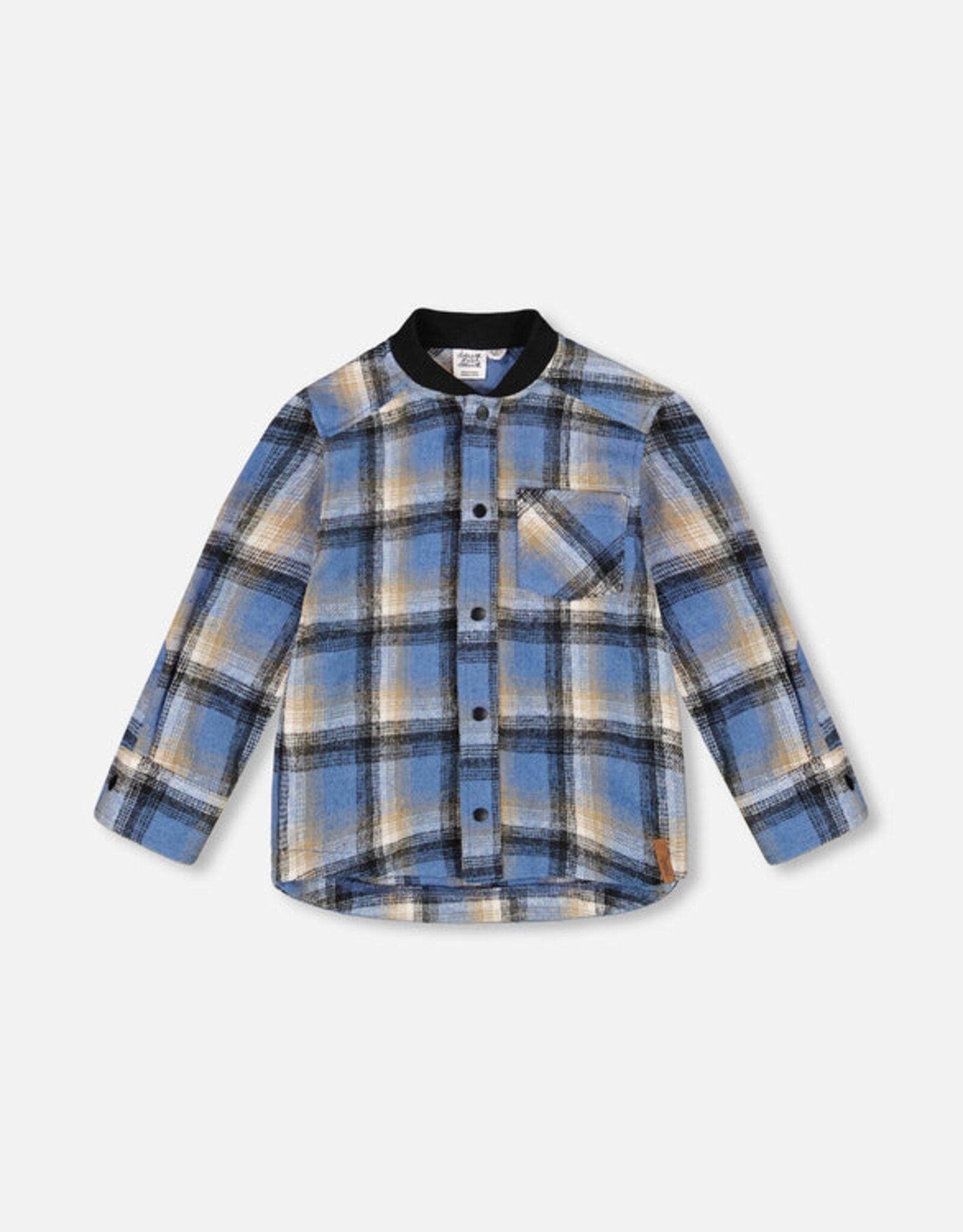DeuxParDeux FA25 B Plaid Brushed Shirt