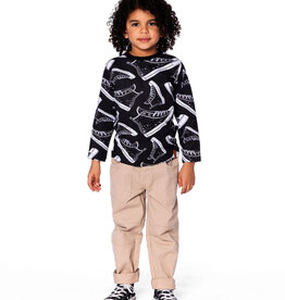 DeuxParDeux FA25 B Sneaker Print Top