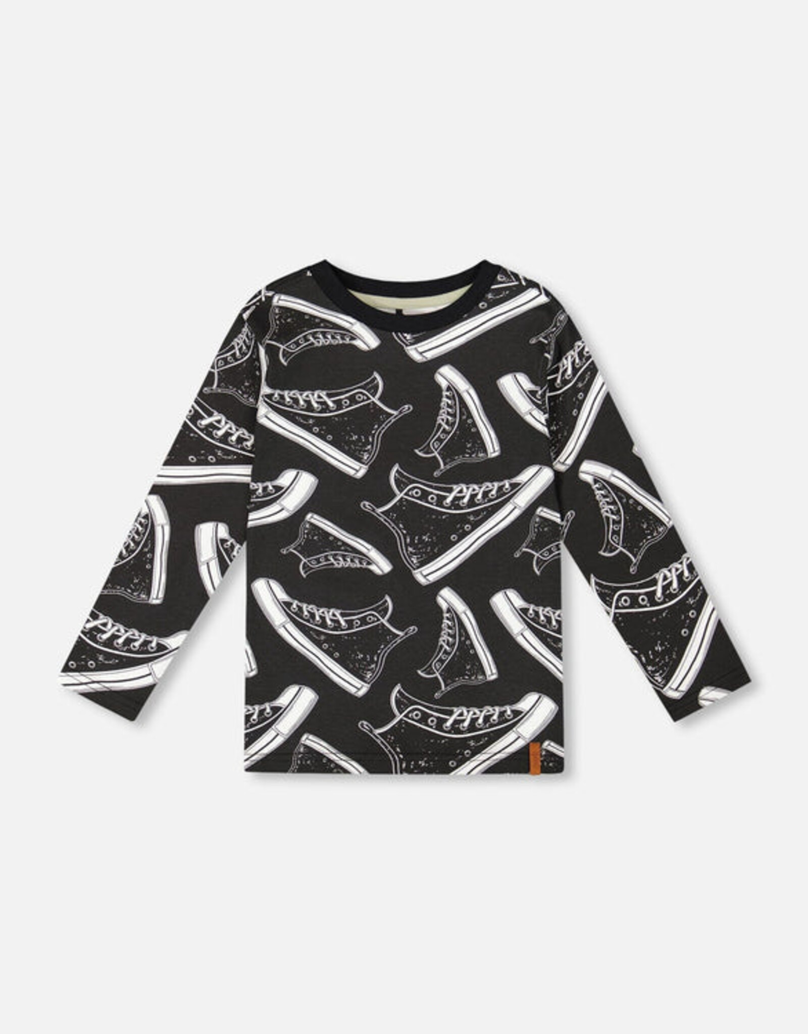 DeuxParDeux FA25 B Sneaker Print Top