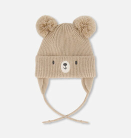 DeuxParDeux FA25 Baby Knit Hat w/Poms