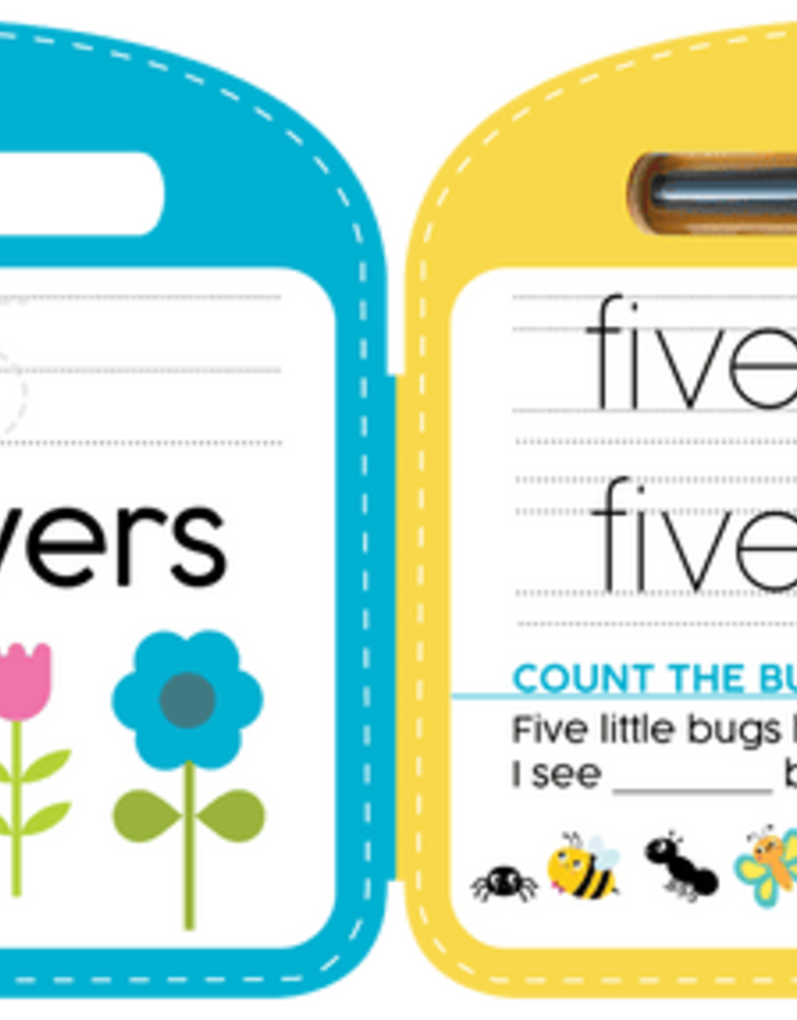 Little Hippo Books Write & Wipe 123
