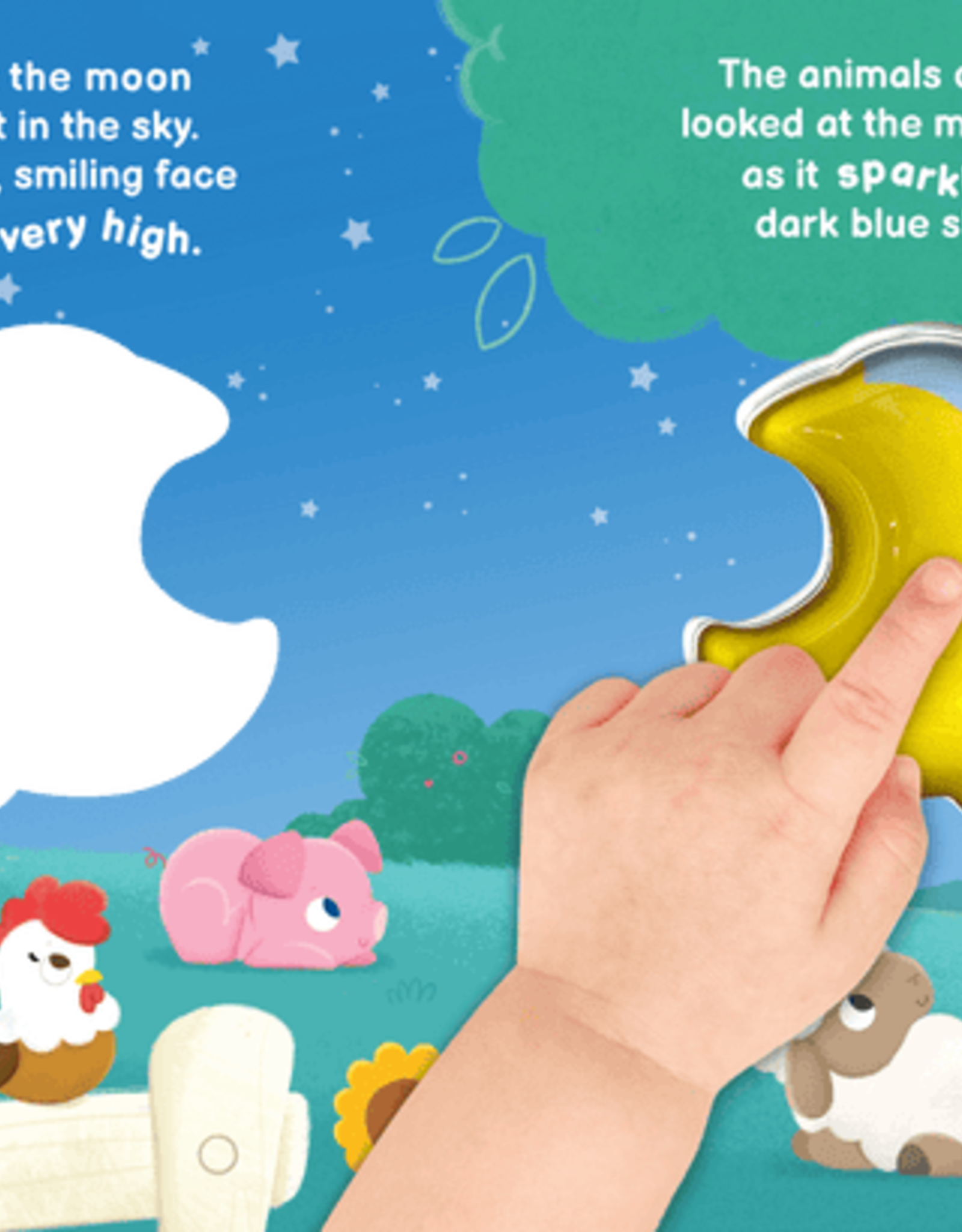 Little Hippo Books Over the Moon Sensory light up