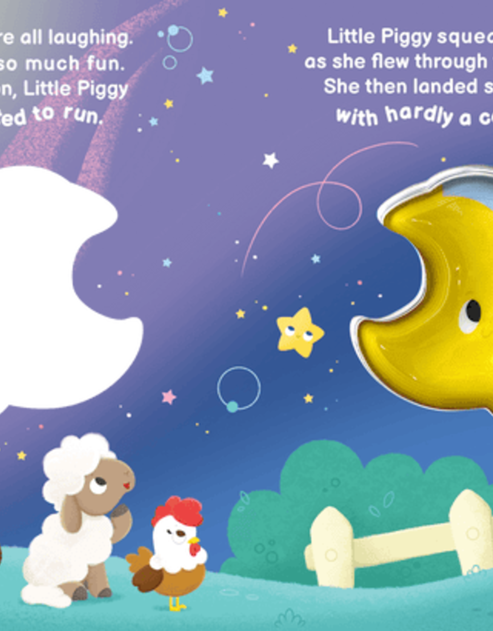 Little Hippo Books Over the Moon Sensory light up