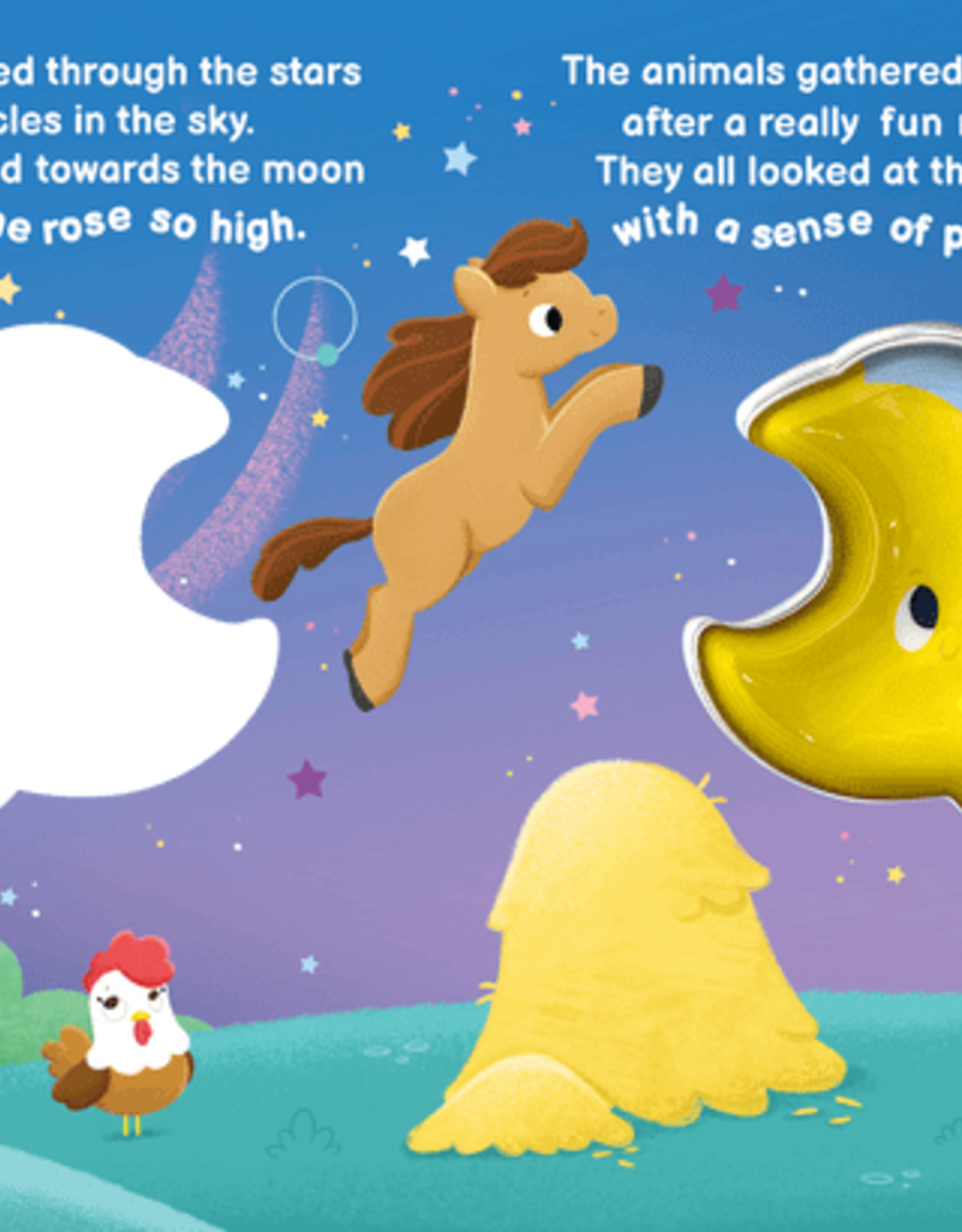 Little Hippo Books Over the Moon Sensory light up