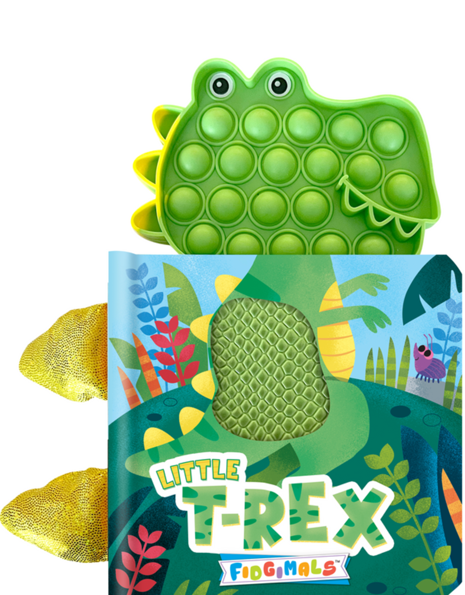Little Hippo Books T-Rex Sensory Fidget Book