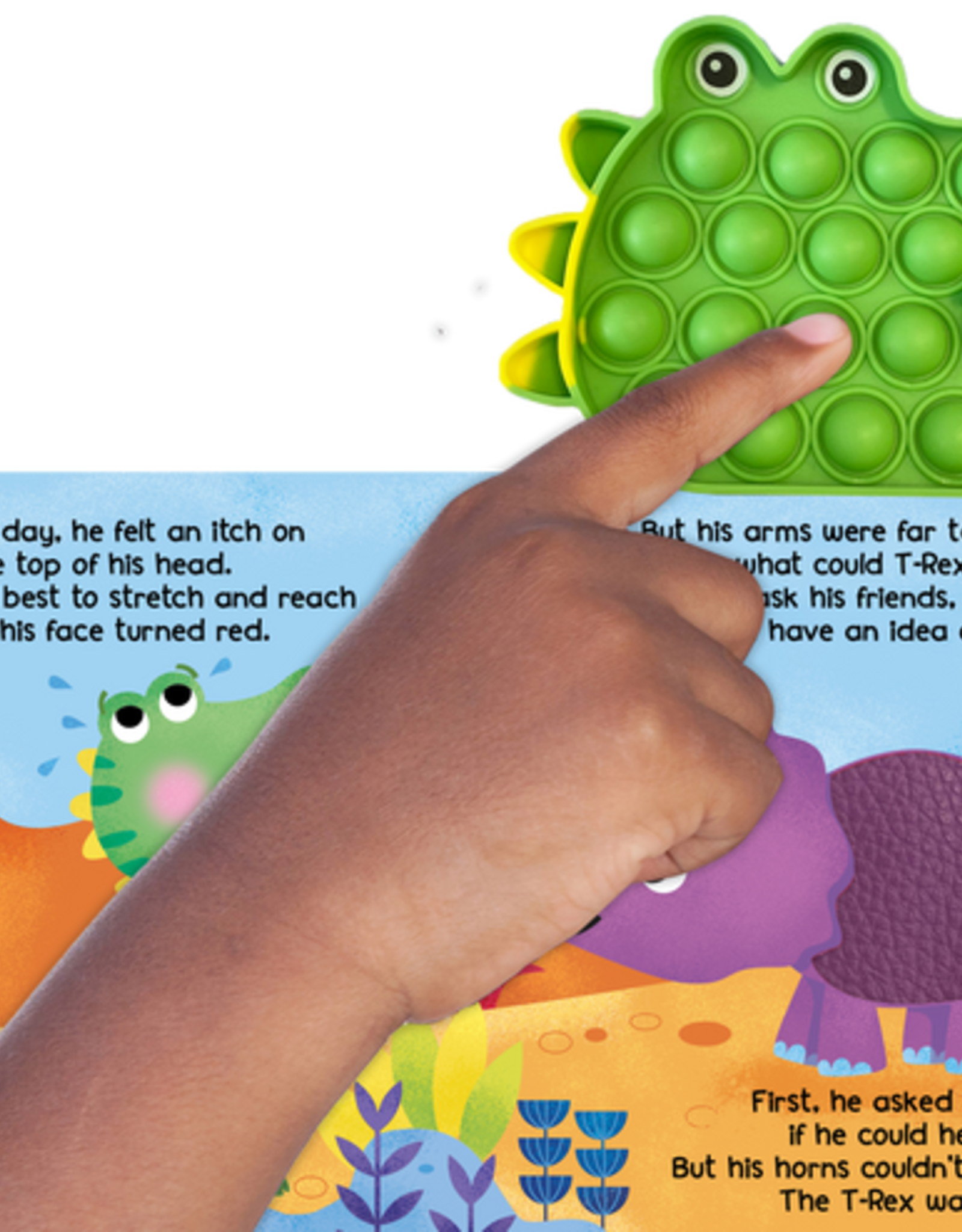 Little Hippo Books T-Rex Sensory Fidget Book
