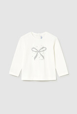 Mayoral FA25 BbyG Bow LS Shirt