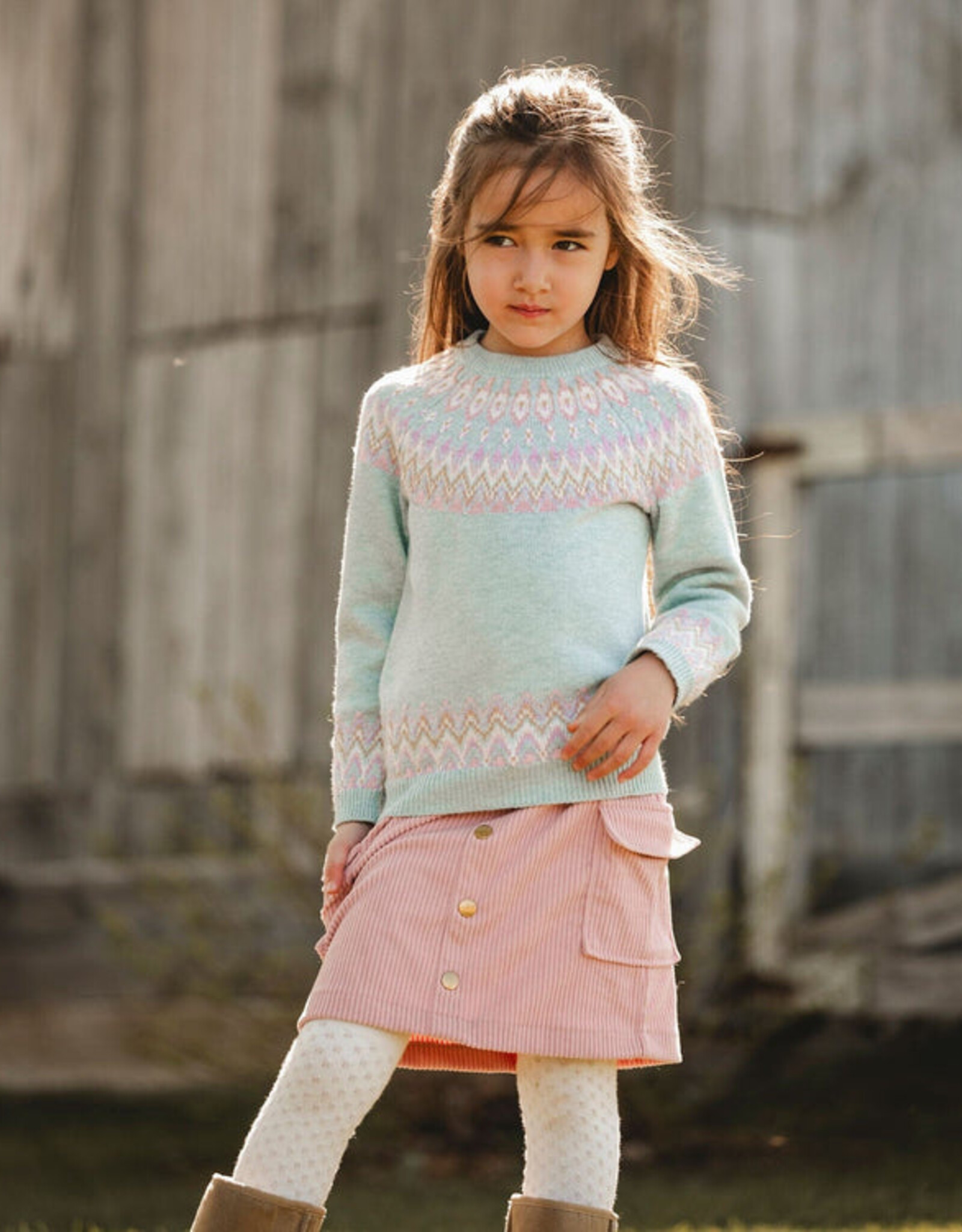 DeuxParDeux FA25 G Cord Skirt w/Pockets