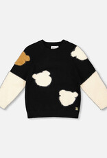 DeuxParDeux FA25 G Bear Fuzzy Sweater