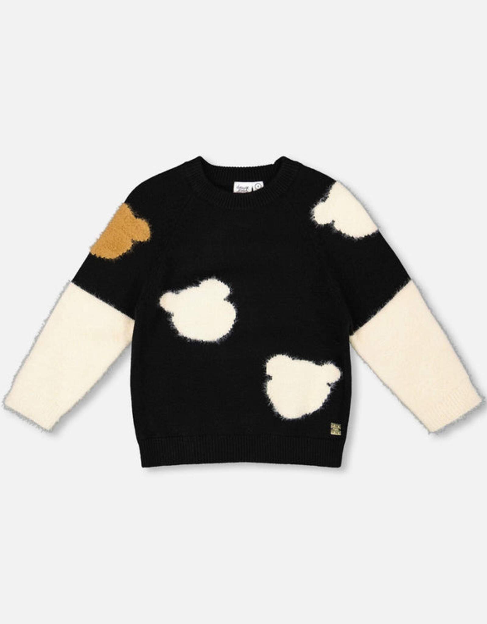 DeuxParDeux FA25 G Bear Fuzzy Sweater