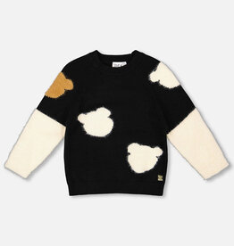 DeuxParDeux FA25 G Bear Fuzzy Sweater