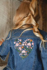 DeuxParDeux FA25 G Flower Denim Jacket