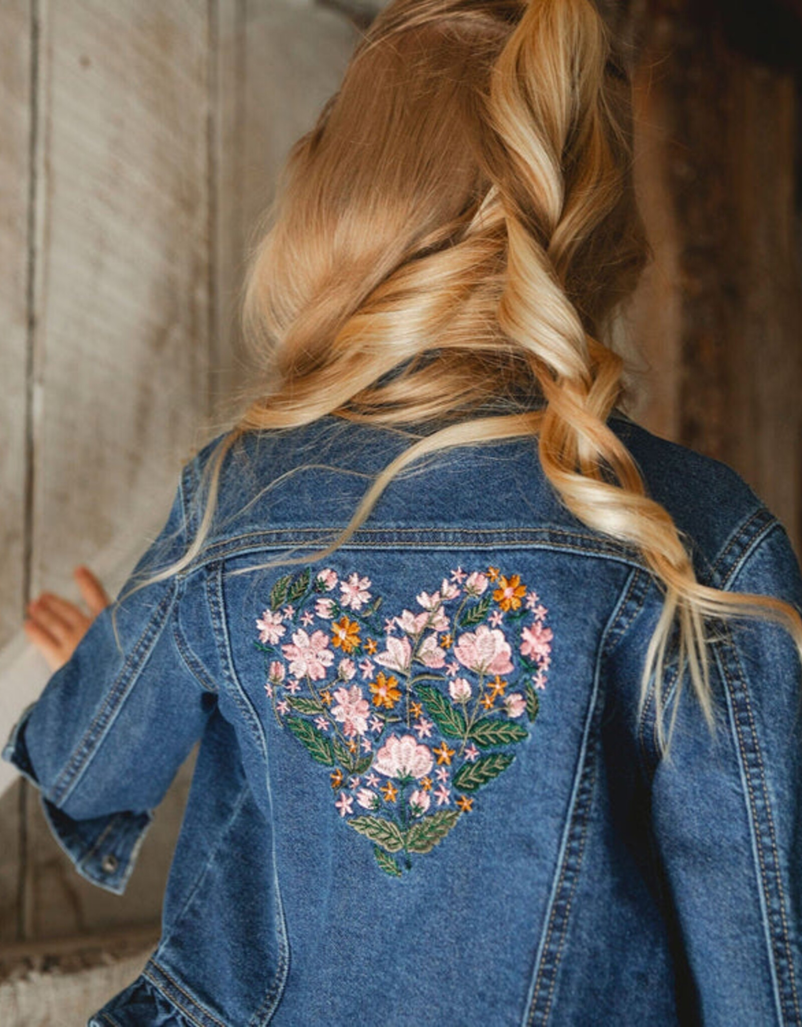 DeuxParDeux FA25 G Flower Denim Jacket