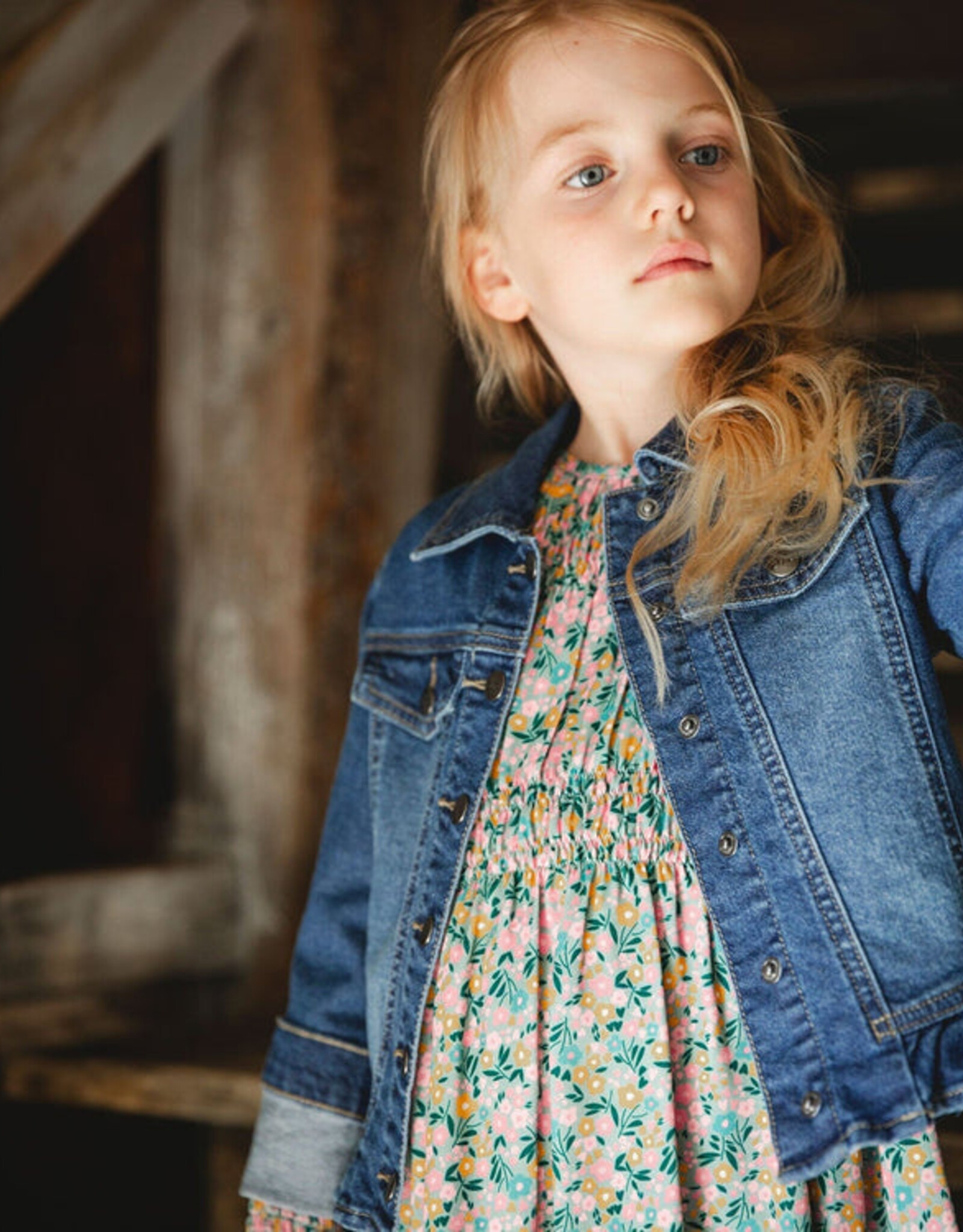 DeuxParDeux FA25 G Flower Denim Jacket