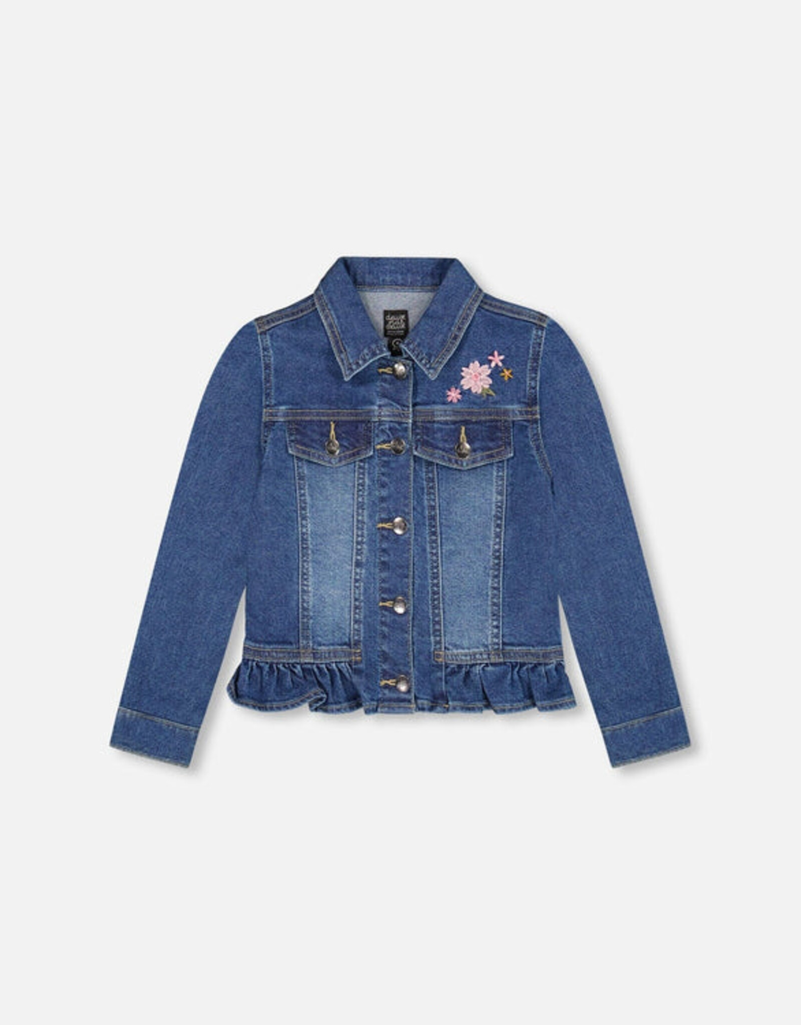 DeuxParDeux FA25 G Flower Denim Jacket