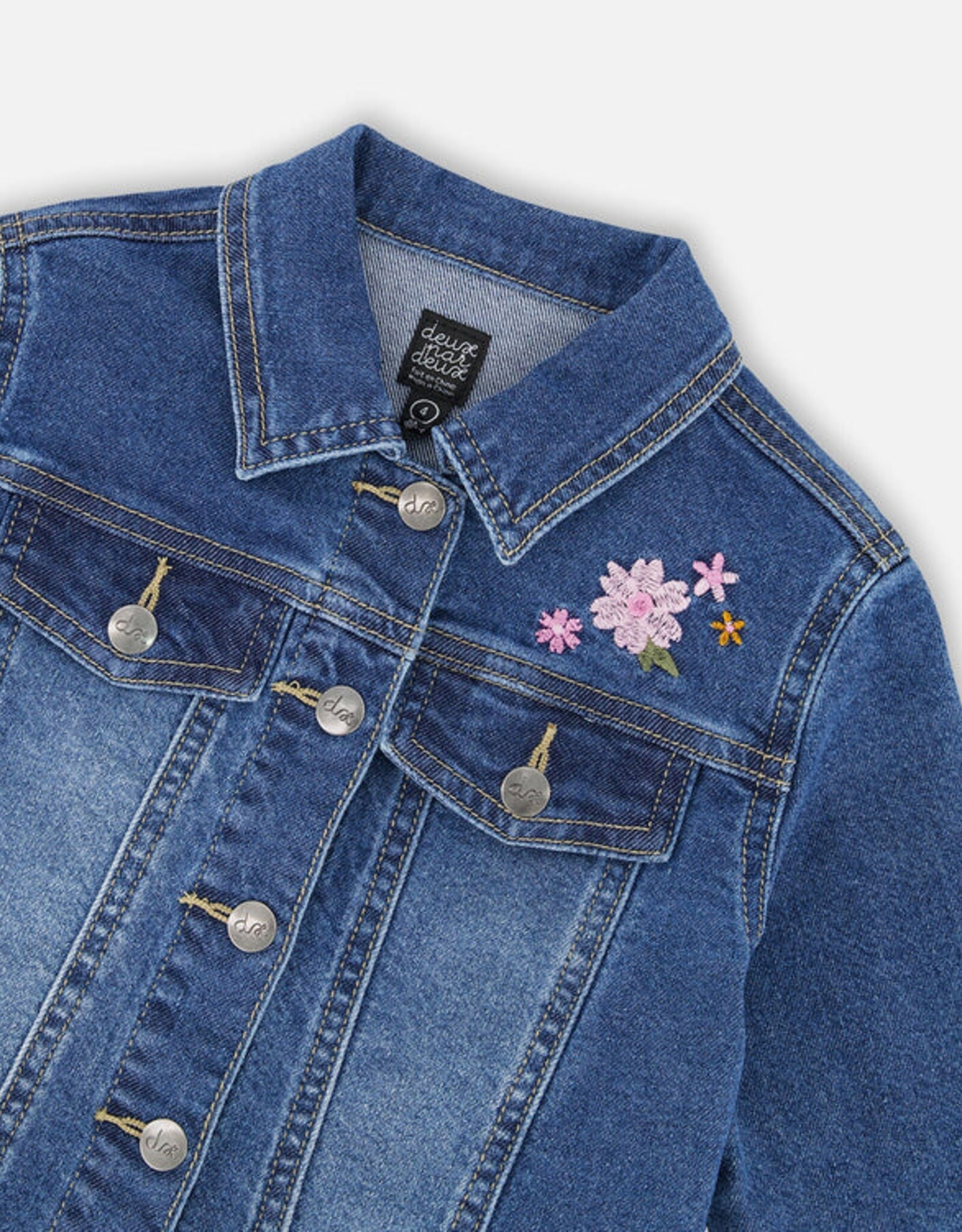DeuxParDeux FA25 G Flower Denim Jacket