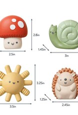 Itzy Ritzy Squirt 4-pack Soft Bath Toy