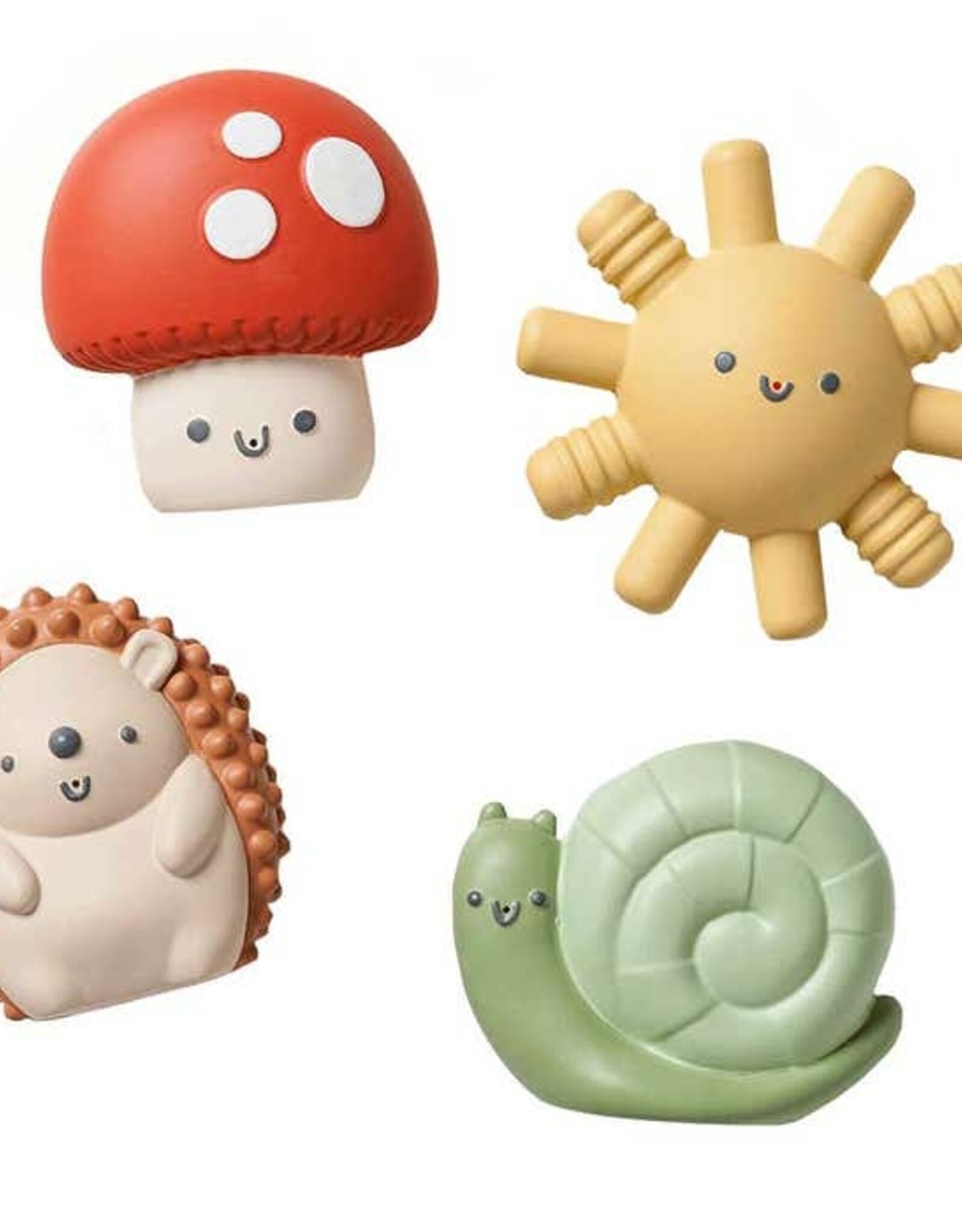 Itzy Ritzy Squirt 4-pack Soft Bath Toy