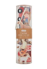 Mud Pie Farm Wood Toy Set