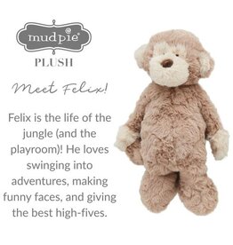 Mud Pie Felix Monkey Plush