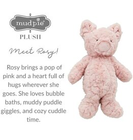 Mud Pie Rosy Pig Plush