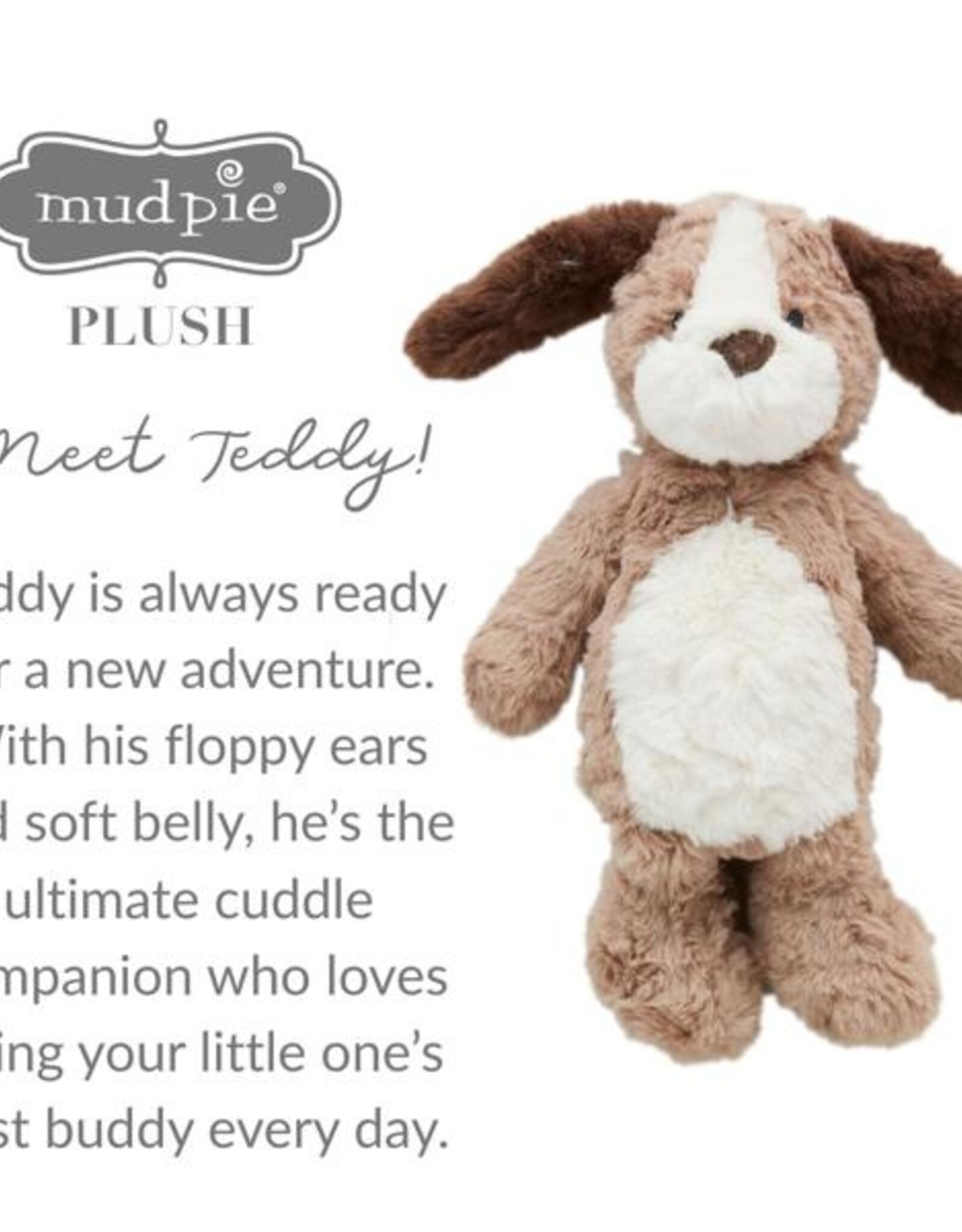Mud Pie Teddy Dog Plush