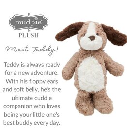 Mud Pie Teddy Dog Plush