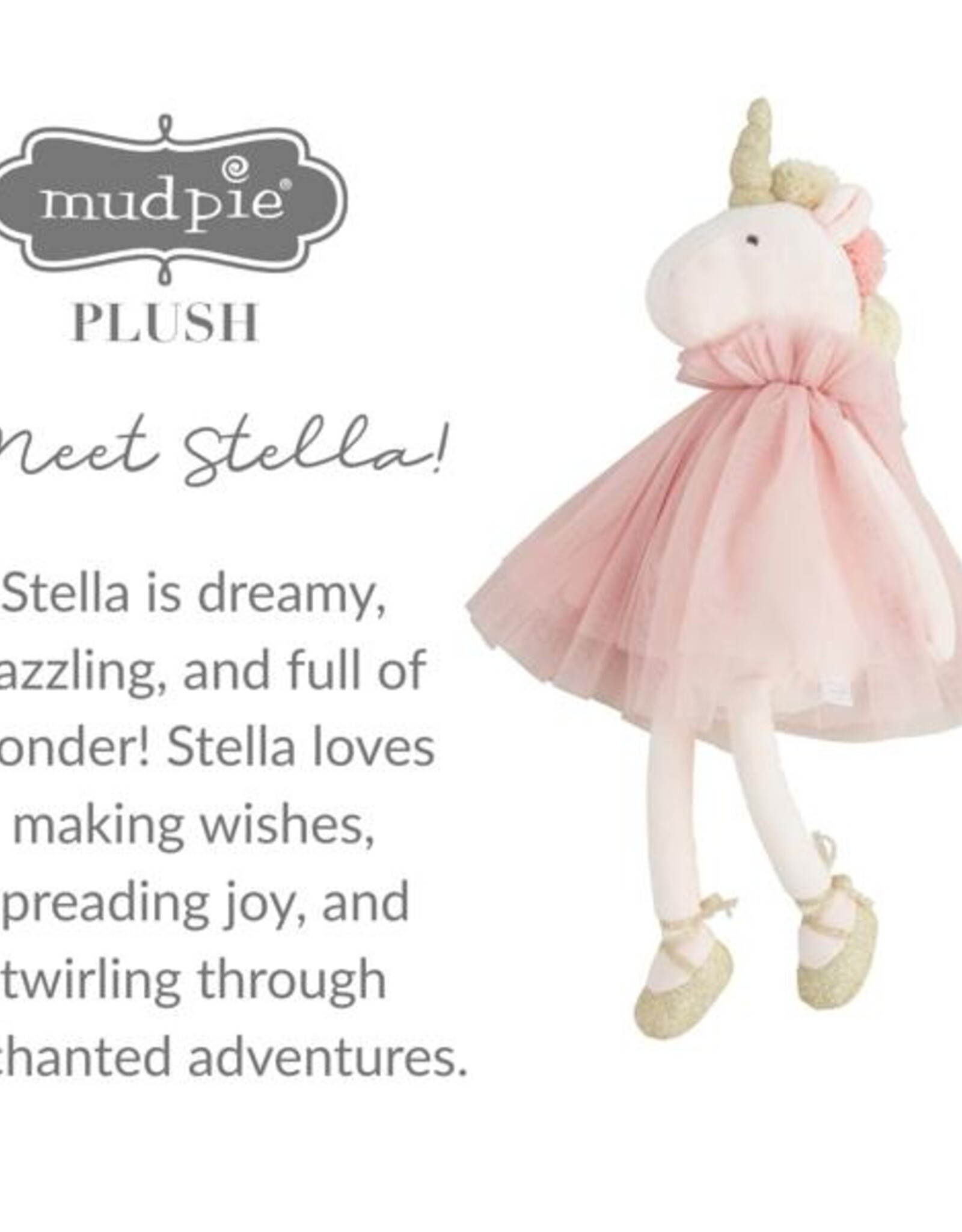 Mud Pie Velvet Princess Plush